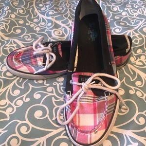 Plaid Polo Flats!
